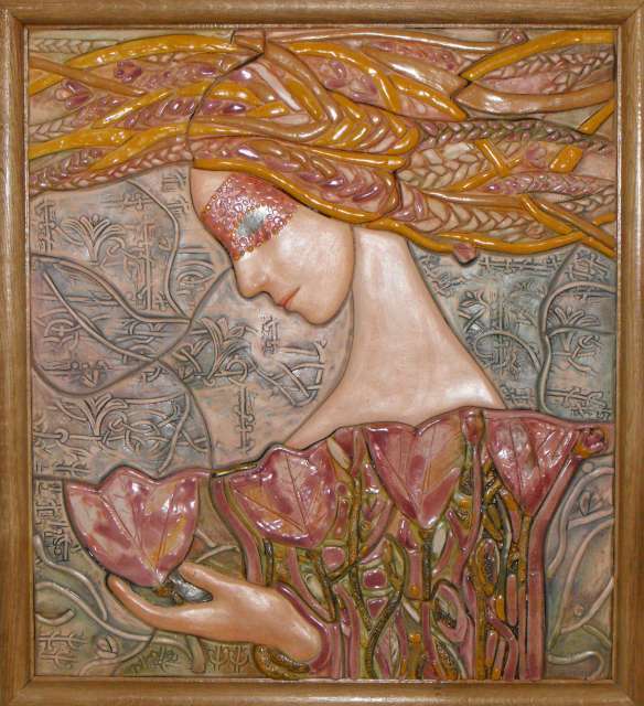 Woman with Flower